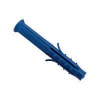 Распорный дюбель Чапай 5х40 шипы+усы, синие 1000шт - пакет Tech-Krep 111140