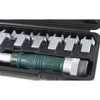 Динамометрический ключ с набором рожковых насадок Hans 13-30, 40-200 Nm, 1/2" 4673