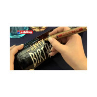 Лаковый маркер EDDING E-750/53 золотой 2-4 мм 803382