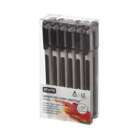 Линер 12 шт в упаковке Attache Selection корпус soft touch 0.5 мм черный 737245