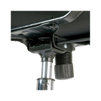 Кресло руководителя Helmi HL-E17 Slim экокожа черная хром 274832