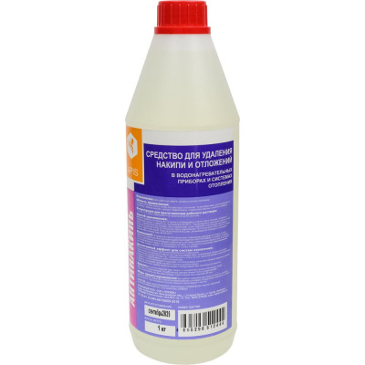Очищающее средство для систем отопления APIS АНТИНАКИПЬ бутылка 1 кг 4665296512444