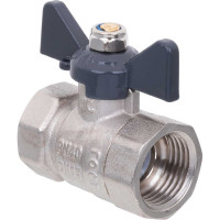 Шаровой кран AQUALINK вн-вн 1/2 B бабочка 01155