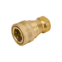 Соединение быстроразъемное серия B ISO 7241-B (1/2"; розетка; латунь) TITAN LOCK TL4BF-B