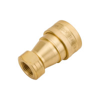 Соединение быстроразъемное серия B ISO 7241-B (1/2"; розетка; латунь) TITAN LOCK TL4BF-B