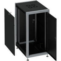 Коммутационный шкаф SYSMATRIX, 18U 600х800х935 передняя и задняя двери-сплошные SL 6818 922