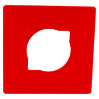 Декоративная рамка Bylectrica накладка под выключатель, ЮЛИГ.735212.410 оранжевый