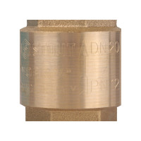 Обратный клапан STOUT 3/4", пружинный, муфтовый, с пластиковым седлом SVC-0012-000020 RG008T8CKL0L52