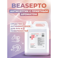 Антисептический раствор для рук и поверхностей МАСТЕРХИМ BeAsepto Sol GIS 5 л ASOGIS5