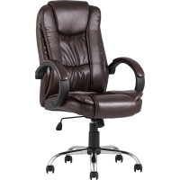 Кресло руководителя Стул Груп TopChairs Atlant, коричневое D-430 brown