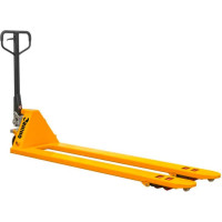 Гидравлическая тележка RHIHO с длинными вилами и полиуретановыми колесами SD1525L