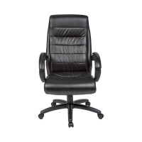 Кресло для руководителя Easy Chair 648 TPU черное, искусственная кожа, пластик 716341