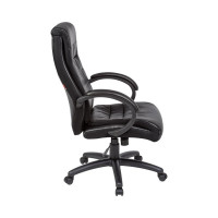 Кресло для руководителя Easy Chair 648 TPU черное, искусственная кожа, пластик 716341