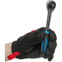 Трещотка HOEGERT TECHNIK с поворотной рукояткой, 1/4, 60 зубцов HT1R374