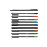 Набор шариковых ручек LINC PENTONIC SILVER 1 мм 10 шт ассорти блистер 7024/10/ASST