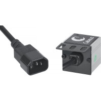 Блок евророзеток Cabeus горизонтальный, 4 розетки, 10 A, шнур 2 м, вилка IEC 320 C14 PDU-4P-2IEC