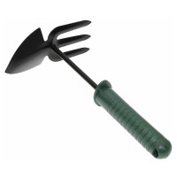 Рыхлитель МУЛЬТИДОМ Тяпка-вилка зеленая ручка J83-7
