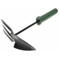Рыхлитель МУЛЬТИДОМ Тяпка-вилка зеленая ручка J83-7