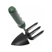Рыхлитель МУЛЬТИДОМ Тяпка-вилка зеленая ручка J83-7