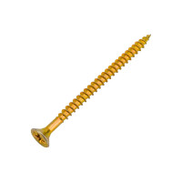 Набор для крепления ВИРТУОЗ дюбель 8x60 К, шуруп 5x70 потайная головка, желтый цинк, 50 шт. 550-00675