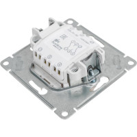 2-клавишный механизм переключателя Systeme Electric скрытой проводки Glossa 10А IP20 6/2 10AX перламутр GSL000665