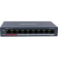8-ми портовый неуправляемый PoE-коммутатор Hikvision DS-3E0109P-E/M(B) АН5020084