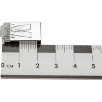 Коннектор LANMASTER RJ45, тип EZ 8P8C, STP, cat.5e, универсальный, со вставкой, 100 шт LAN-EZ45-8P8C/S5E-100