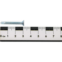 Саморез ZAMETAL 4,2x32 со сверлом и потайной головкой, DIN 7504Р, оц., уп. 500 шт. ZA082273