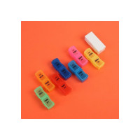 Таблетница-органайзер Onlitop 7 контейнеров по 2 секции 20х7,5х2,5 см Неделька утро/вечер с таблеторезом англ буквы цв накл ОТ 1528843