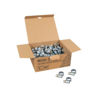 Хомут HELFER W1, 8-12 мм, оцинкованная сталь, уп. 100 шт. HF004035