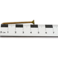 Саморез КРЕП-КОМП желтый цинк, POZY, 3,5х45, 50 шт. жд3545мф