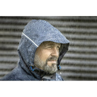 Непромокаемая куртка HOEGERT TECHNIK TANGER, темно-синий/серый, р.M/50 HT5K248-M