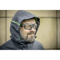 Непромокаемая куртка HOEGERT TECHNIK HEINER, темно-серый/зеленый, р.L/52 HT5K249-L