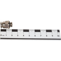 Фитинг 6 мм с наружной металлической резьбой G1/8" CDC Pneumatics BPC 06G01