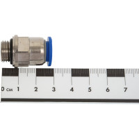 Фитинг 10 мм с наружной металлической резьбой G1/4" CDC Pneumatics PC 10G02