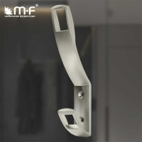 Крючок MF K2409, 2-х рожковый, матовый никель 7209v