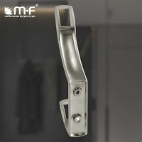 Крючок MF K2409, 2-х рожковый, матовый никель 7209v