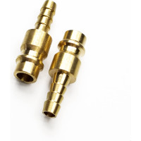 Штуцер быстроразъёмный латунный БРС с выходом под шланг 6 мм Профитт 9277741