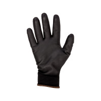 Лёгкие бесшовные защитные перчатки эргономичной формы WIEDERKRAFT WDK-PU01B/XXL