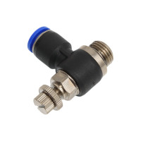 Дроссель с обратным клапаном 8 мм G1/4" CDC Pneumatics NSC 08G02