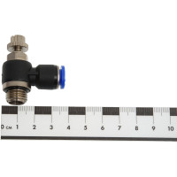 Дроссель с обратным клапаном 8 мм G1/4" CDC Pneumatics NSC 08G02