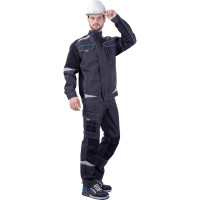 Летняя куртка iForm ТУРБО SAFETY, темно-серая/черная Кур 1604/96/170