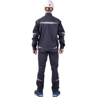 Летняя куртка iForm ТУРБО SAFETY, темно-серая/черная Кур 1604/96/170