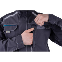 Летняя куртка iForm ТУРБО SAFETY, темно-серая/черная Кур 1604/96/170