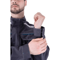Летняя куртка iForm ТУРБО SAFETY, темно-серая/черная Кур 1604/96/170