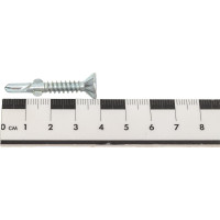 Шуруп флюгель Rusconnect CWM5538  (Flugel, JFL) потай 5,5x38 (200 шт) для крепления дерева к металлу TORX30 315538