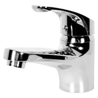 Полимерный смеситель для раковины с гигиеническим душем OneLife by Orange хром P01-022cr