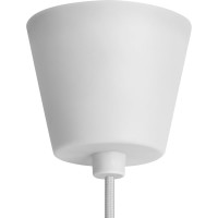 Пластиковый патрон с подвесом REV E27 1 м, белый 24642 8