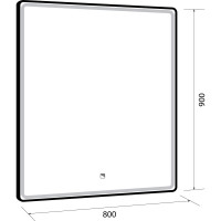 Зеркало Dreja POINT 80x90 см 99.9029