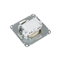 Розетка Systeme Electric AtlasDesign Беж б/з, со шторками, 16А, механизм SE ATN000249